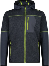 Herren Hoodie Jacke (Gre 3XL, grau)