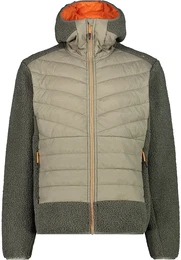 Herren Hybrid Hoodie Jacke (Gre 4XL, gruen)