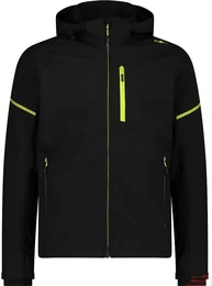 Herren Zip Hoodie Jacke (Gre L, schwarz)