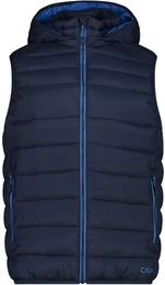 Herren Snaps Hoodie Weste (Gre S, blau)