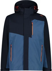 CMP Doppeljacke MAN JACKET ZIP HOOD DETACHABLE INN. BLACK/BLUE