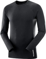 Salomon Herren Sense Longsleeve Tee schwarz/DEEP BLACK