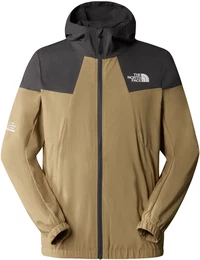 Herren Mountain Athletics Wind Track Hoodie, L - Kelp Tan-Anthracite Grey