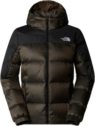 Damen Diablo 2.0. Daunenkapuzenjacke, L - SMOKEY BROWN BLACK HEATHER/TNF BLACK