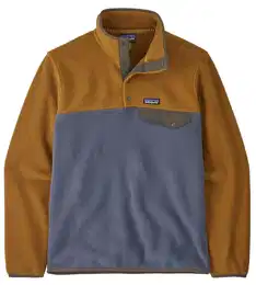 Herren Lightweight Synch Snap-T Pullover, M - Shelter Brown