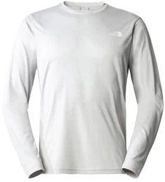 Herren Reaxion Amp Langarmshirt, XL - TNF LIGHT GREY HEATHER