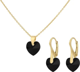 Bijoux zilverkleurige sieradenset met parel voor dames | -NL