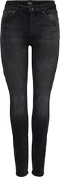 ONLY Dames ONLCORAL Life SL Skinny REA285 NOO 15209482, zwart denim, 32W / 30L