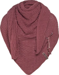 Knit Factory Coco Gebreide Omslagdoek - Driehoek Sjaal - Nu 20% korting