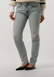 Kaffe KALAURINE JEANS - Slim Fit Jeans - Washed Destroyed Blue Denim Ka321n02j K11