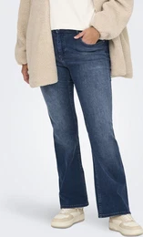 ONLY CARMAKOMA high waist wide leg jeans grey denim