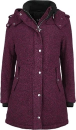 Dames winterjas met knopen, korte winterjas voor dames, warme overgangsjas, elegant met staande kraag, dikke wollen jas, korte woljas voor vrouwen, trenchcoat effen damesmantel, korte mantel, blauw, S