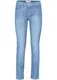 Cropped dny Slim Fit Mid Waist
