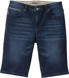 Stretch-Jeans-Bermuda Slim Fit, blau, 50, mit Baumwolle