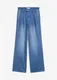 Dny Wide Leg, Mid Waist