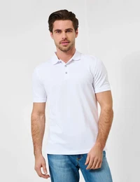Herren Polo Style PETE, Wei, Gr. XL