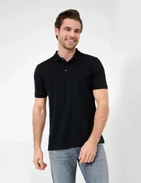 Herren Polo Style PETE, Schwarz, Gr. XXL