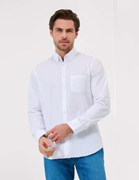 Herren Hemd Style DANIEL, Wei, Gr. M
