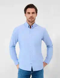 Herren Hemd Style DANIEL, Hellblau, Gr. XXL