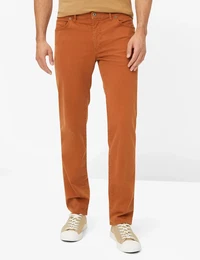 Herren Five-Pocket-Hose Style CADIZ, Rostbraun, Gr. 34/34