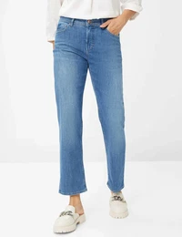 Damen Five-Pocket-Hose Style MADISON, Jeansblau, Gr. 40L
