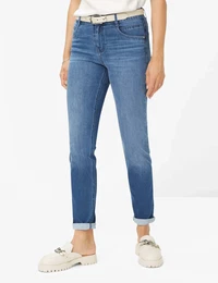 Damen Rhrenjeans Style SHAKIRA, Jeansblau, Gr. 46L