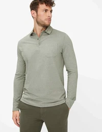 Herren Langarmshirt Style PHARELL, Khaki, Gr. XL