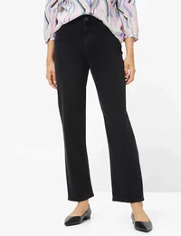 Damen Five-Pocket-Hose Style MADISON, Dunkelgrau, Gr. 34
