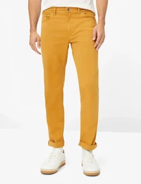 Herren Five-Pocket-Hose Style COOPER, Ocker, Gr. 34/32