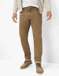 Herren Five-Pocket-Hose Style CADIZ, Hellbraun, Gr. 42/32