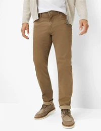 Herren Five-Pocket-Hose Style CADIZ, Hellbraun, Gr. 36/36