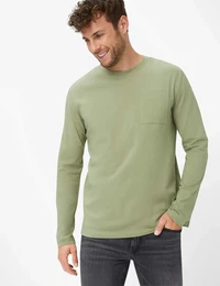 Herren Shirt Style TIMON, Salbeigrn, Gr. XXXL