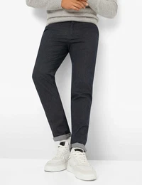 Herren Flatfronthose Style FABIO, Dunkelblau, Gr. 35/34