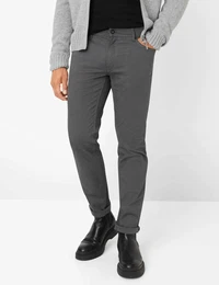 Herren Five-Pocket-Hose Style CHUCK, Dunkelgrau, Gr. 32/32