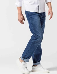 Herren Five-Pocket-Hose Style COOPER DENIM, Jeansblau, Gr. 38/34