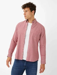 Herren Hemd Style DANIEL, Beere, Gr. M