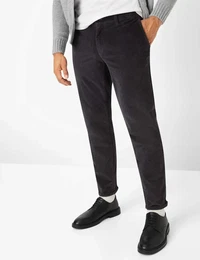 Herren Cordhose Style FABIO JOG, Dunkelgrau, Gr. 35/32