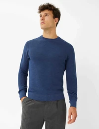 Herren Strickpullover Style ROY, Blau, Gr. 5XL