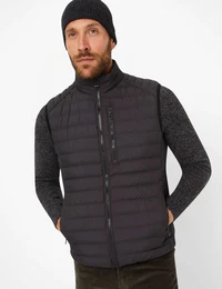 Herren Steppweste Style WILLIS, Grau, Gr. XXL