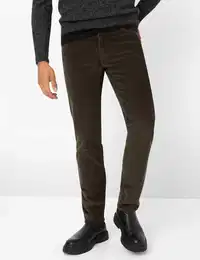 Herren Cordhose Style CADIZ, Khaki, Gr. 40/32