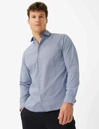 Herren Hemd Style HAROLD, Dunkelblau, Gr. XL