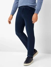 Herren Cordhose Style CADIZ, Rauchblau, Gr. 36/34