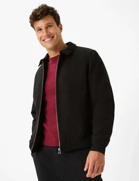 Herren Blouson Style ENZO, Schwarz, Gr. XL