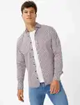Brax Langarmhemd Style HAROLD rot (dunkelrot)/Beere