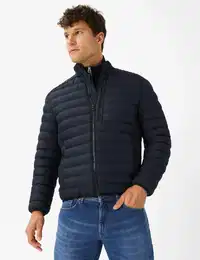 Herren Steppjacke Style CRAIG, Dunkelblau, Gr. XXXL