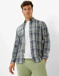 Herren Hemd Style DANIEL, Khaki, Gr. M