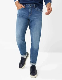 Herren Five-Pocket-Hose Style CURT, Jeansblau, Gr. 38/34