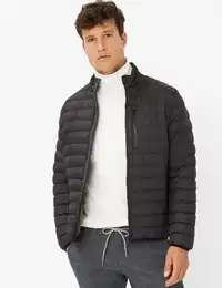 Herren Steppjacke Style CRAIG, Grau, Gr. M