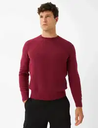 Herren Strickpullover Style RICK, Pink, Gr. 4XL