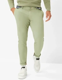 Herren Chino Style SILVIO, Salbeigrn, Gr. 38/30